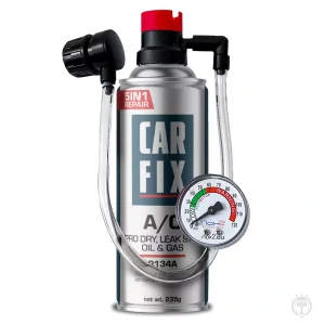 CARFIX Hobby 5v1 - Klimatizačná sada R134a s jednorazovou hadicou 540ml
