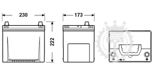 Autobatéria EXIDE Premium 65Ah, 580A