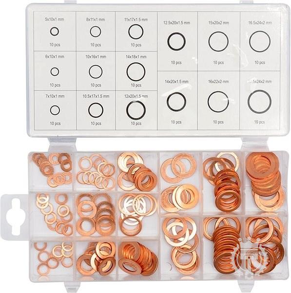 Súprava medených podložiek 150ks