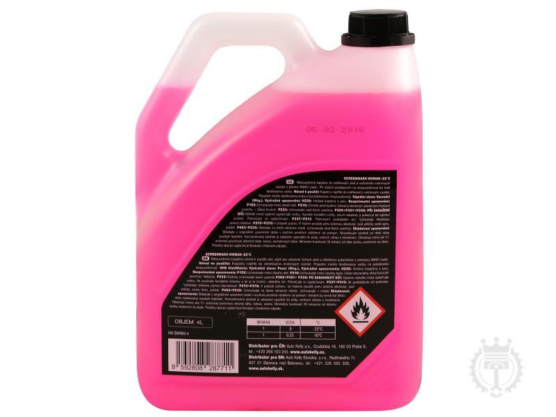 Screenwash WOMAN - 4 l -22°C Limited edition
