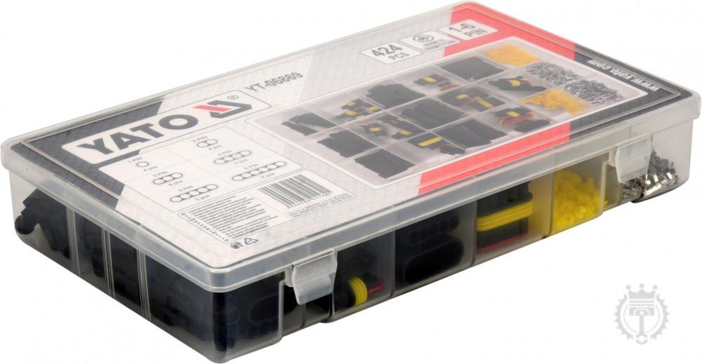 YATO Sada elektrických konektorov 424ks