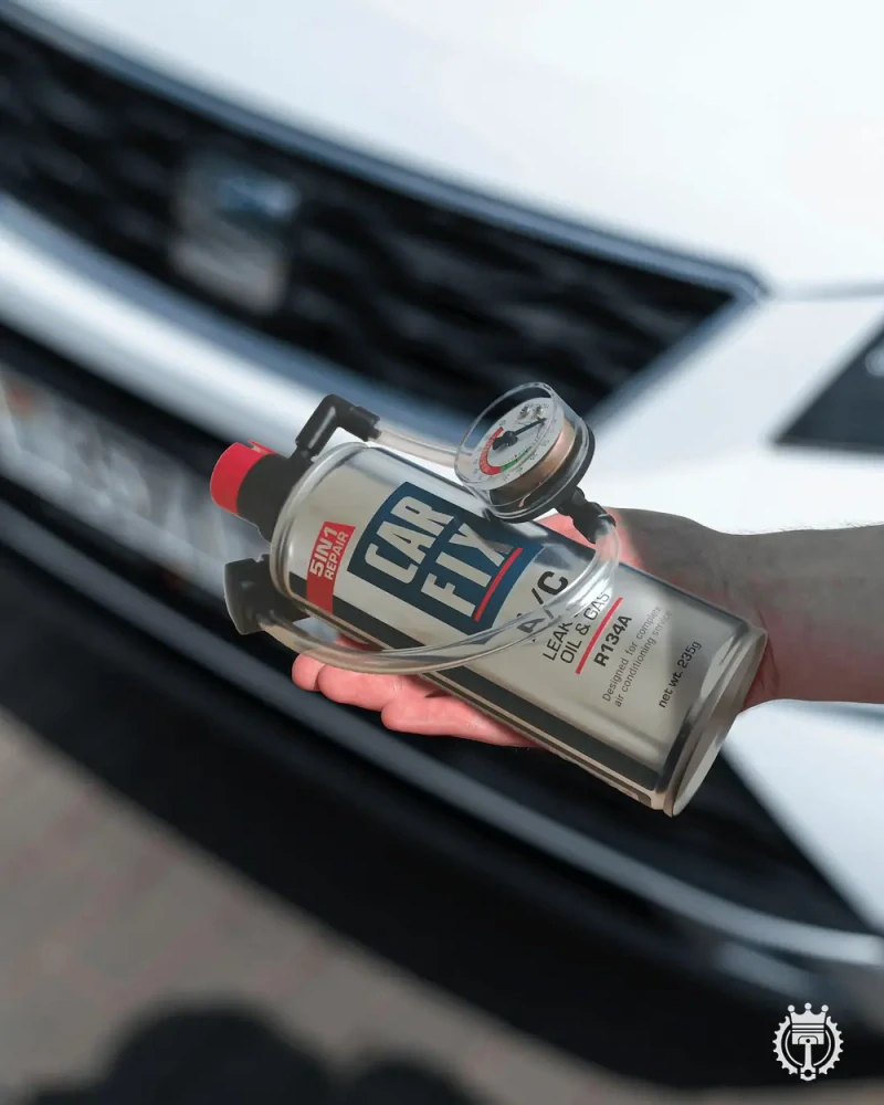 CARFIX Hobby 5v1 - Klimatizačná sada R134a s jednorazovou hadicou 540ml