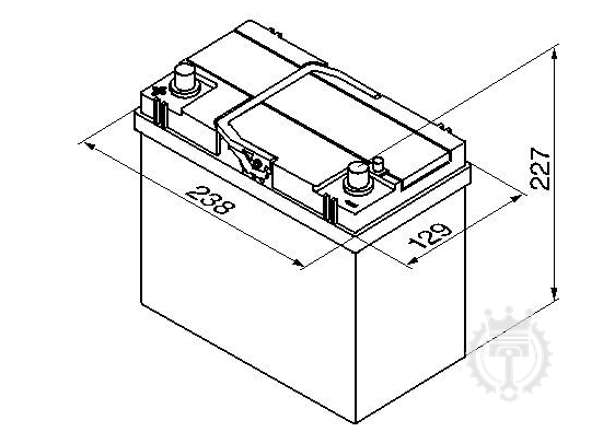 Autobatéria BOSCH 45Ah 330A Japan