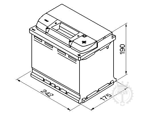 Autobatéria BOSCH 60Ah 540A