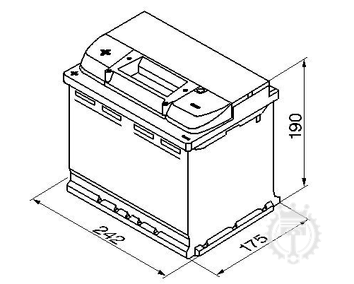 Autobatéria BOSCH 60Ah 540A