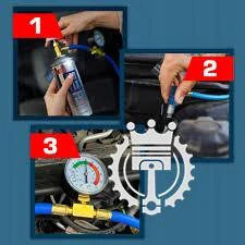 CARFIX Hobby 5v1 - Klimatizačná sada R134a s jednorazovou hadicou 540ml