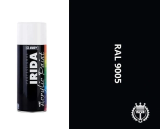 HB BODY IRIDA RAL 9005 ČIERNA matná FARBA V SPREJI 400ML