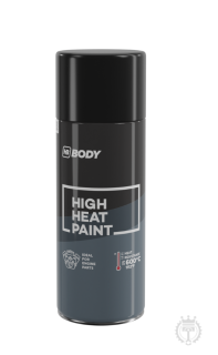 HB-BODY 418 super heat - sprej DO VÝSOKÝCH TEPLÔT 600C strieborný 400ML