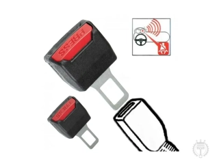 Pracka bezpečnostného pásu so zástrčkou