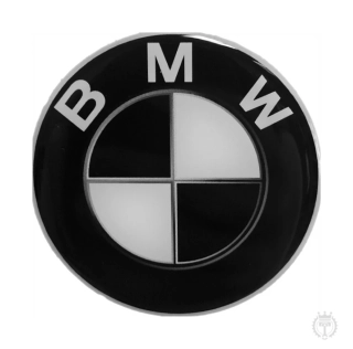 Živicové nálepky BMW čierne